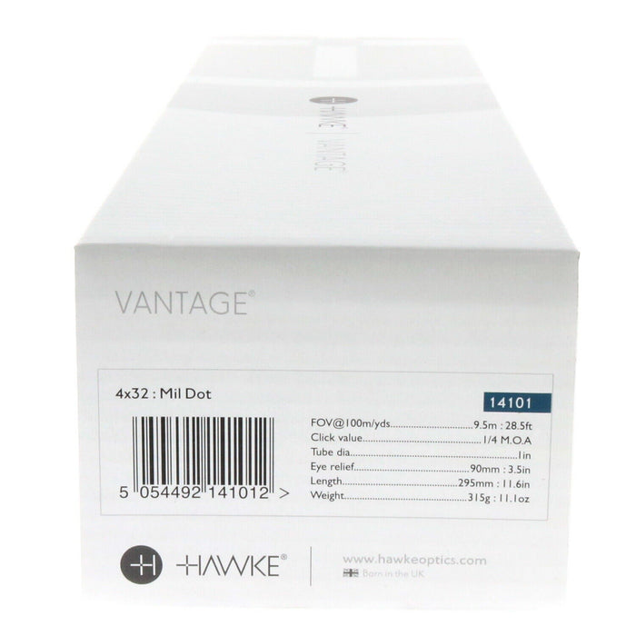 Hawke Vantage #14101 4x32 Mil Dot Scope