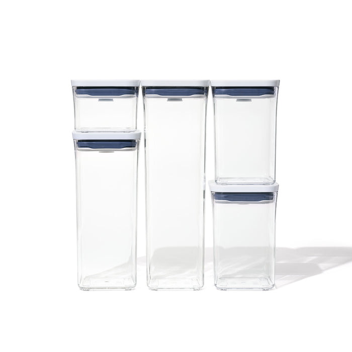 OXO #11235900 Good Grips Clear Pop Container Set ~ 5-Pack