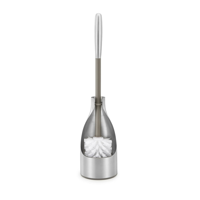 Polder #BTH-6317-47T Toilet Brush Holder Silver