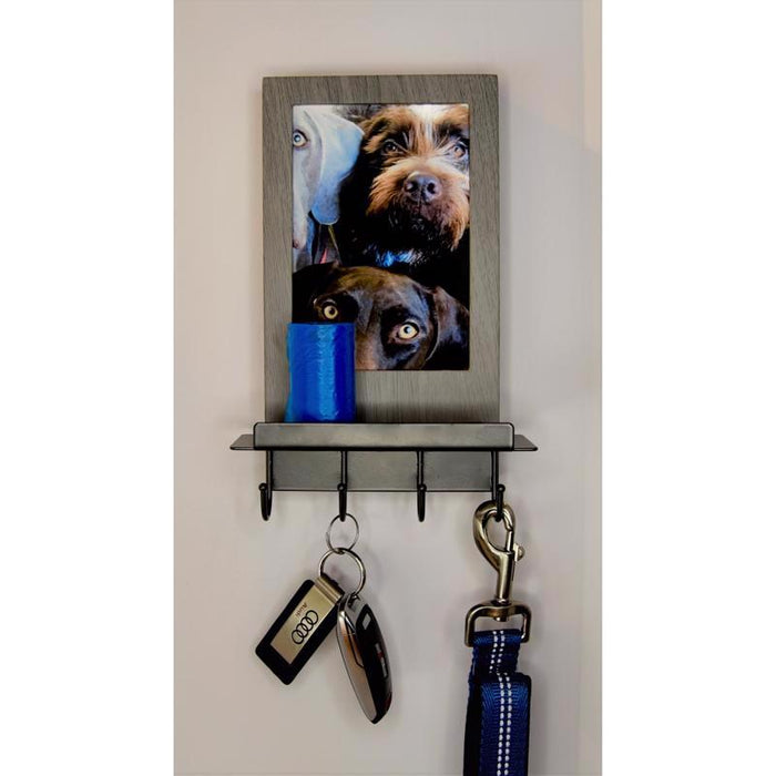 Hi-Jack #206 11 in. H X 3.5 in. W X 6.25 in. L Gray Metal/Wood Decor/Frame/Key Holder