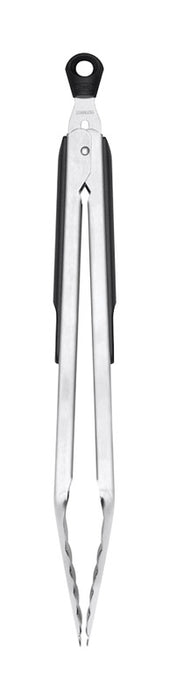 OXO #28581 Good Grips Silver/Black Stainless Steel Tongs