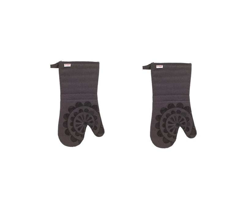 T-Fal #50953 Charcoal Cotton Oven Mitt ~ 2-Pack