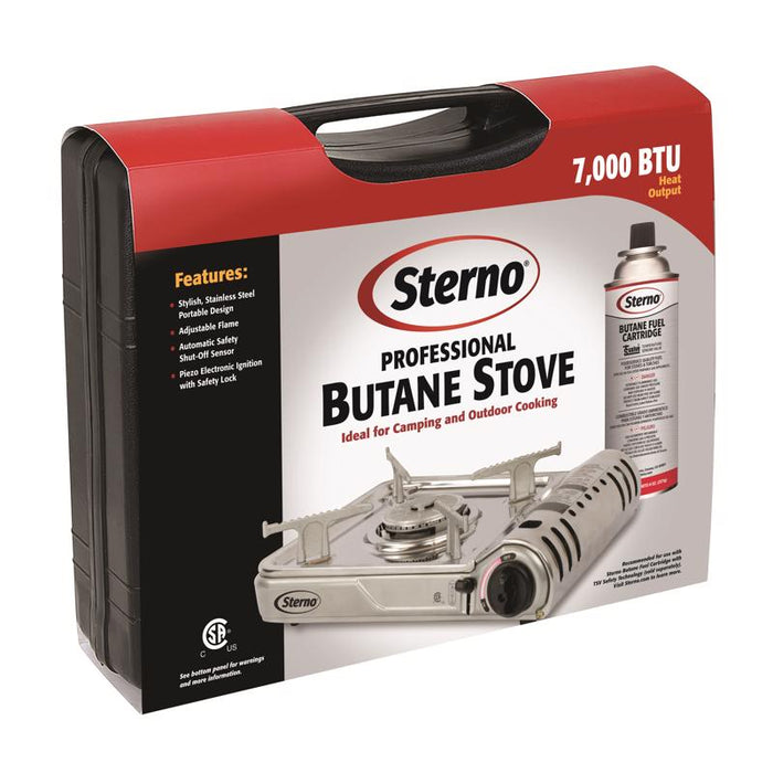 Sterno #50188 Butane Stove Stainless Steel