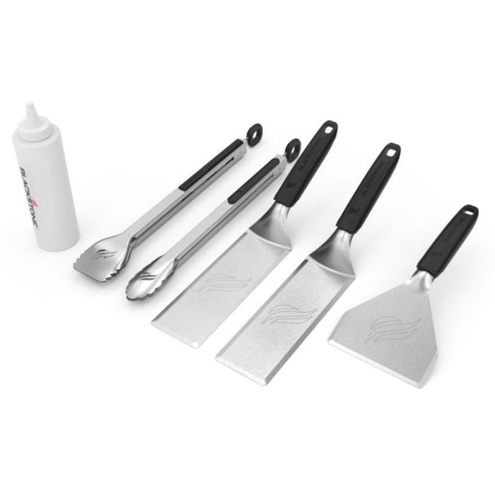 Blackston #5464  Culinary Stainless Steel Silver Griddle Tool Set 6 Pieces