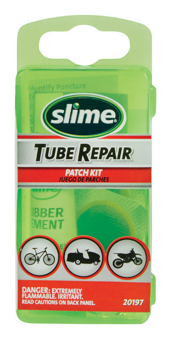 Slime #20197 Rubber Bike Tire Patch Kit Green ~ 2-pack