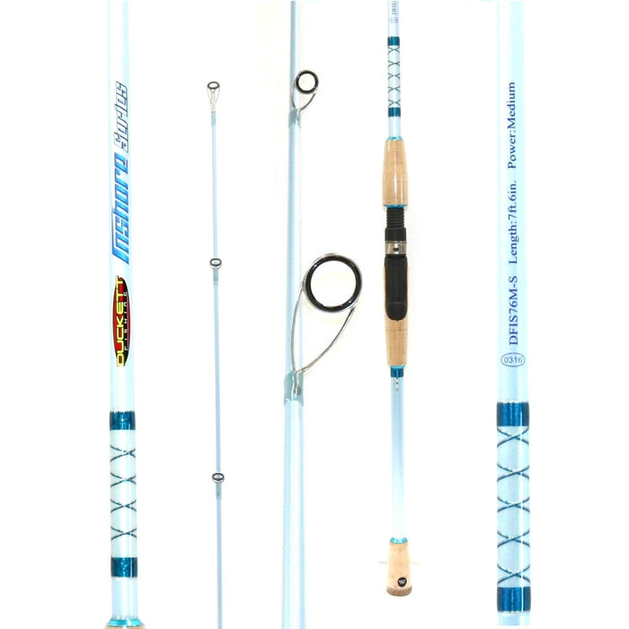 Duckett Fishing # DFIS76M-S Inshore Series 7'6" Medium Spinning Rod