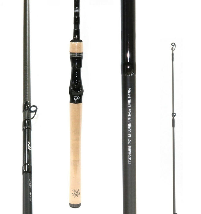 Daiwa #TTU701MRB Tatula 7' Medium Casting Rod Crank Bait