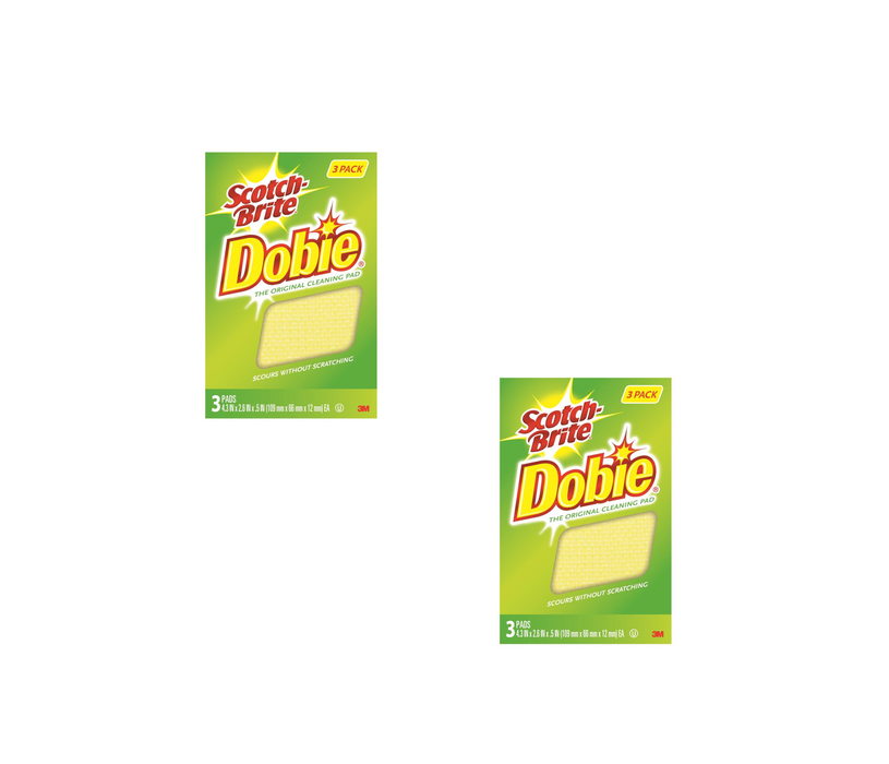 Scotch-Brite #723-2F Medium Duty Cleaning Pad For All Purpose 4.3 in. L 3 pk ~ 2-Pack