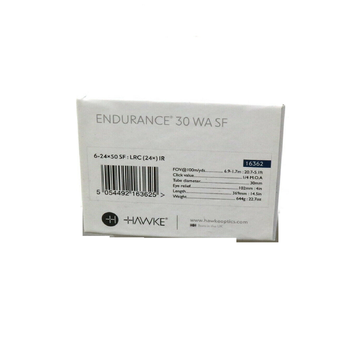 Hawke Endurance 30 WA SF 6-24x 50mm SF LRC (24X) IR Rifle Scope ~ #16362