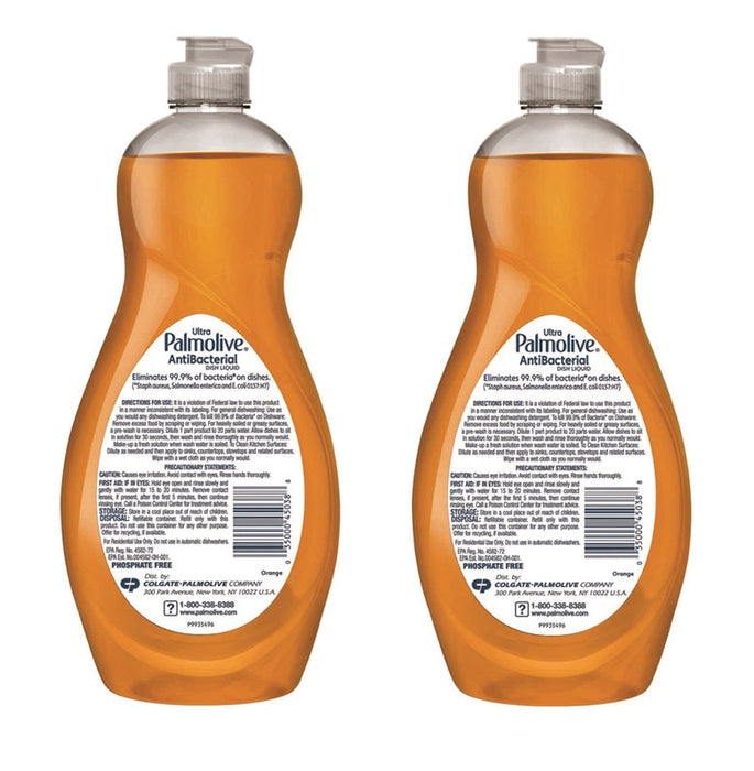 Palmolive #US04232A Ultra Strength Fresh Scent Liquid Dish Soap ~ 2-Pack ~ 40 oz Total - Ships Before 2pm PST in 3-4 Business Days.