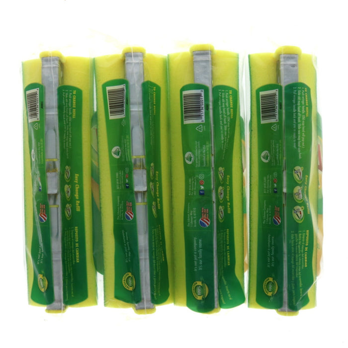 Libman #02011 Nitty Gritty Roller Mop Refill ~ 4-Pack