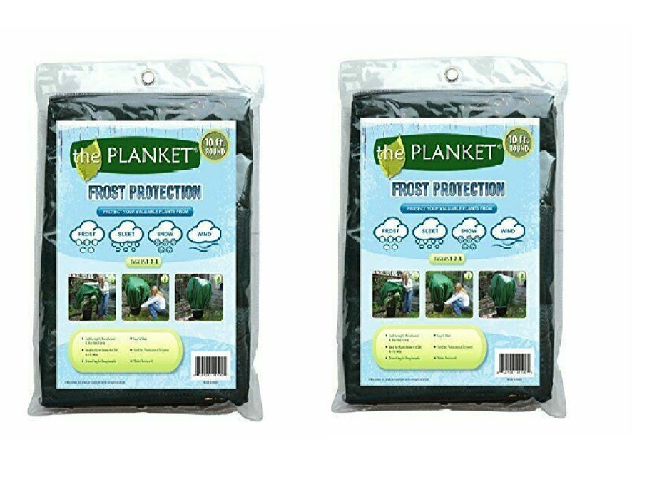 The Planket Frost Protection Plant Cover Blanket 10ft Round ~ 2-Pack