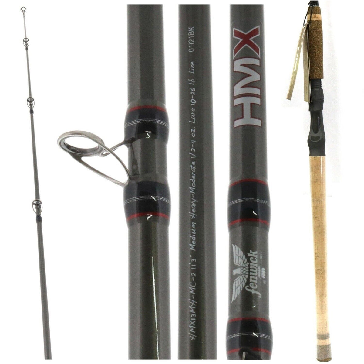 Fenwick HMX Spinning Fishing Rod, 6'6 - Medium - 2pcs 
