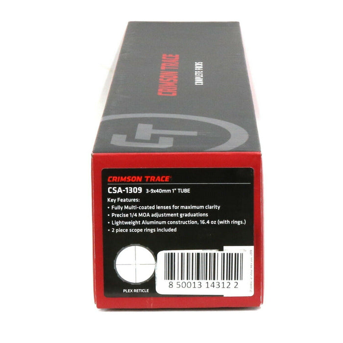 Crimson Trace #CSA-1309 Complete Focus 3-9x40mm 1" Tube