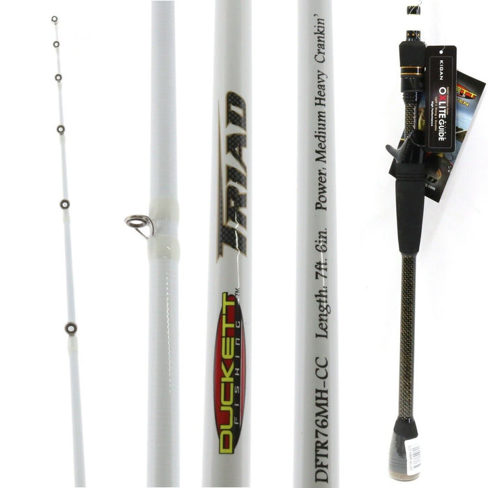 Duckett #DFTR76MHCC 7'6" Triad Medium Heavy Cranking Rod