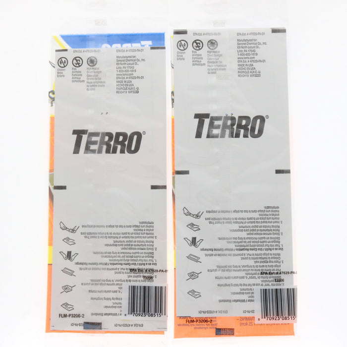 Terro #T3206 Spider &  Insect Traps Sticky Glue Traps ~ 2-Pack ~ 8 Traps Total